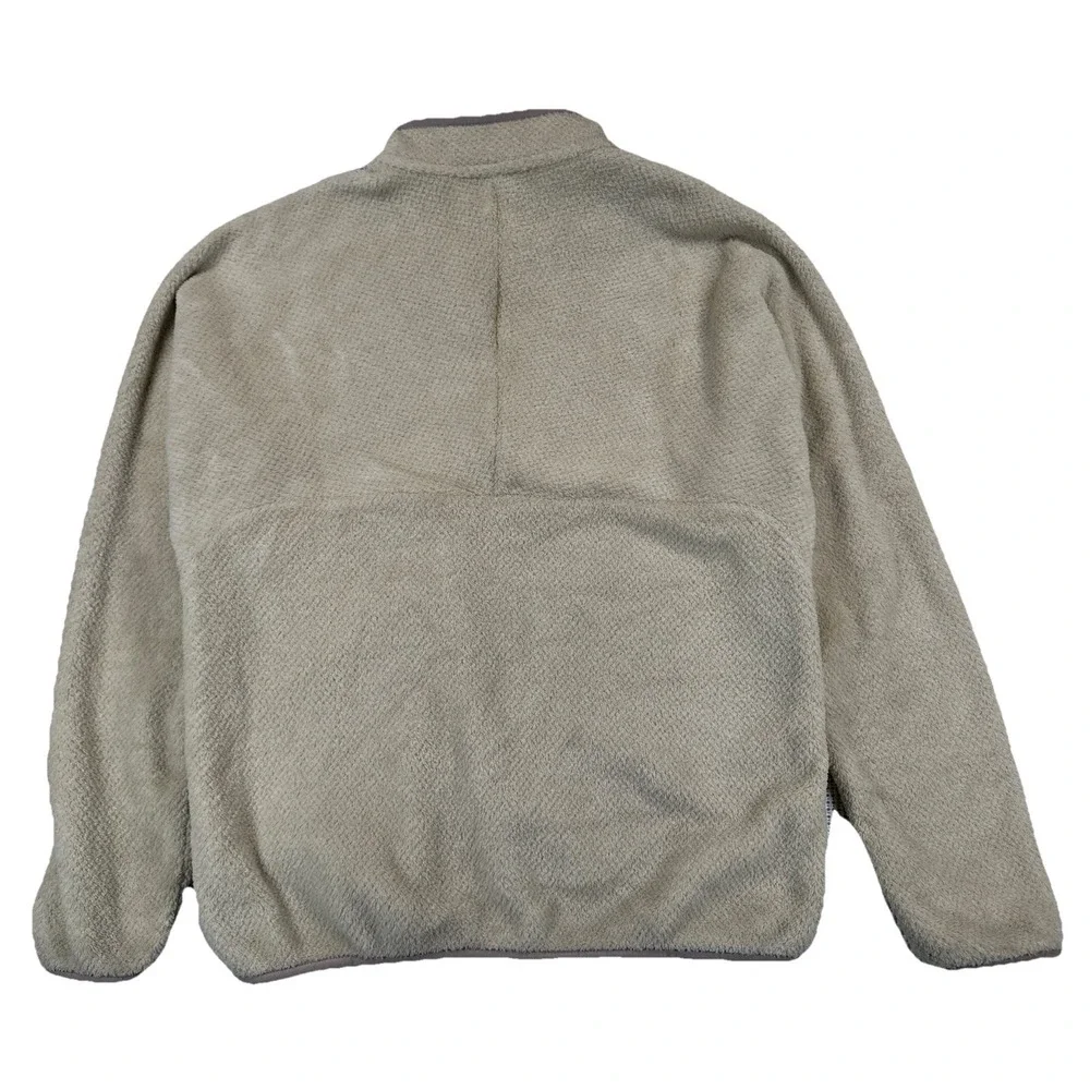 Patagonia Women's Medium Re-Tool Half Zip Pullover Fleece Jacket Natural X-Dye - Picture 2 of 7